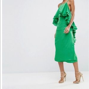 Green formal dress